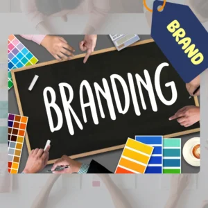 브랜딩을 위해 컬러를 고르는 이미지